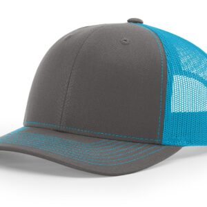 Charcoal/Neon Blue