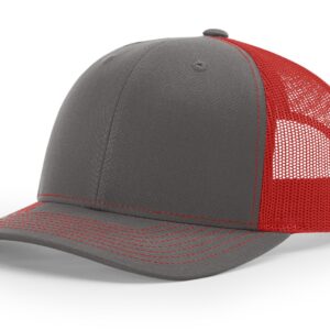 Charcoal/Red