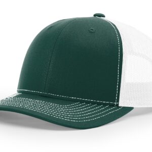 Dark Green/White