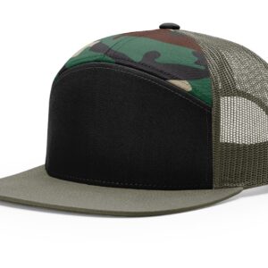 Black/green Camo/Loden